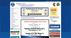 Desktop Screenshot of bodengaa.ie